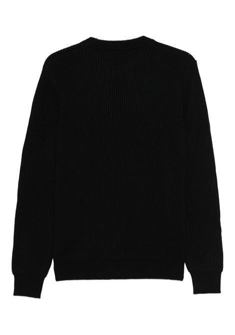 maglione girocollo uomo nero ROBERTO COLLINA | 253M02101M0209